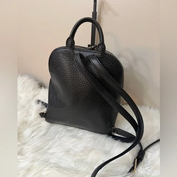 KATE SPADE ♠️ NEW YORK CARTER STREET CADEN BLACK LEATHER BACKPACK PURSE. NWOT - Picture 3 of 8